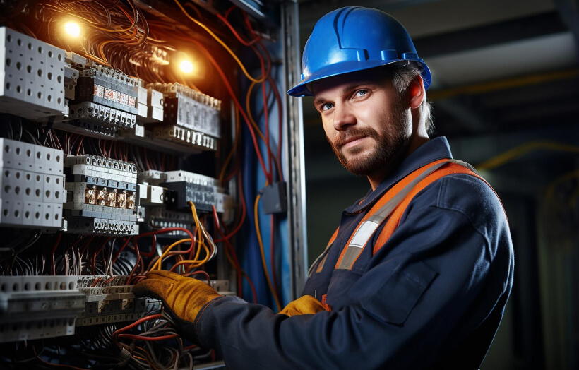 How the job of an electrician is controlled by constructors